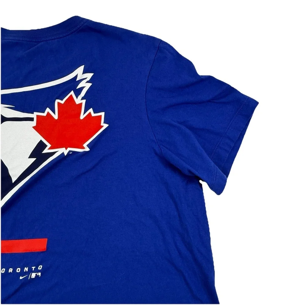 Toronto Blue Jays Nike Over the Shoulder T-Shirt Royal Blue Mens Large MLB
